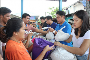Cavite gives rice subsidy to residents affected by Typhoon 'Domeng'
